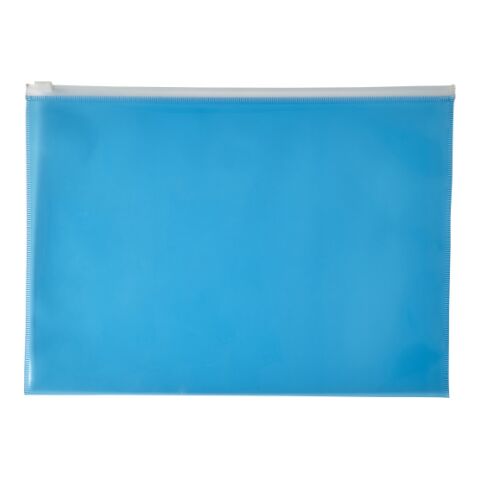 Porte-documents A4 zippé en PVC translucide. neutre | sans marquage | non disponible | non disponible