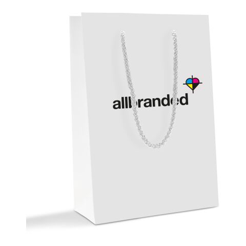 Sac papier avec cordelettes, 16 x 23 cm sans marquage | mat | 105 - bleu roi