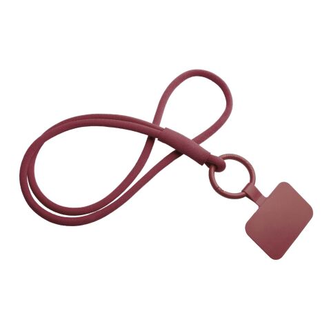 Tour de cou porte-téléphone Tubyard avec tube élastique Bordeaux | sans marquage | non disponible | non disponible