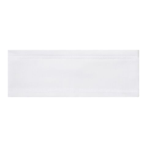 Bandeau Emma en RPET avec impression par sublimation et polaire Blanc | Sublimation | sur toute la surface | 480 mm x 80 mm