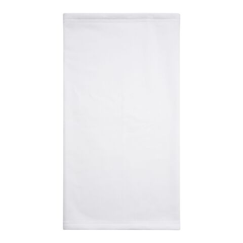Foulard multi-usages Zoya en RPET avec impression par sublimation, ourlets et couche en polaire Blanc | sans marquage | non disponible | non disponible
