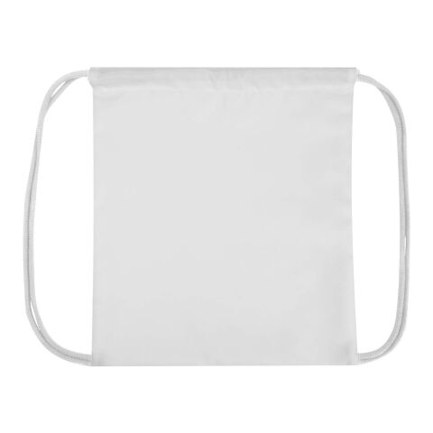 Sac avec cordon Clif en rPET avec impression par sublimation blanc-blanc | sans marquage | non disponible | non disponible