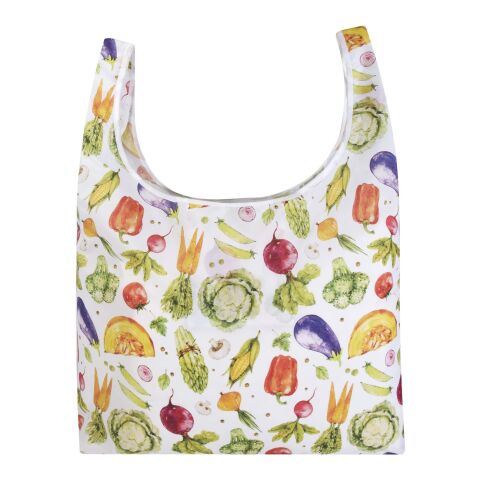 Sac shopping pliable Etta 300&nbsp;g/m2 avec impression par sublimation blanc