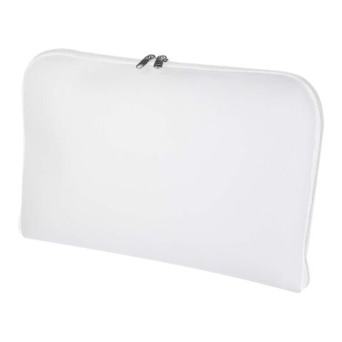 Housse pour ordinateur portable Mari 15&quot;-16&quot; avec sublimation Blanc-Blanc | Not applicable | Sublimation | all over | 260 mm x 380 mm