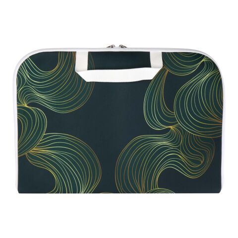 Housse pour ordinateur portable Mylo 17 pouces à impression par sublimation blanc