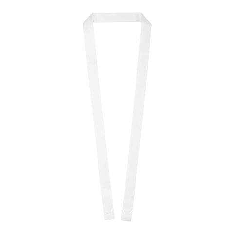 Lanyard Kord en RPET avec badge en papier blanc | 20mm