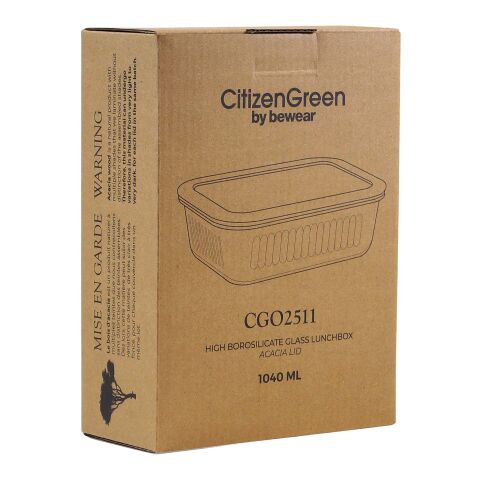 Citizen Green Purlunch 1000 ml Lunchbox aus Borosilikatglas blanc