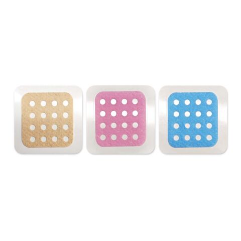 Lot de 3 patchs anti-rayures avec une enveloppe en papier imprimée en couleur blanc