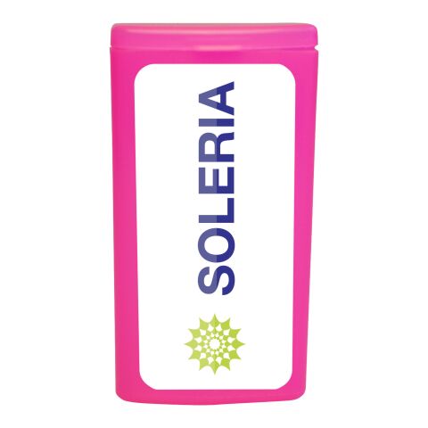 MiniKits Pansements Magenta transparent | Autocollant Numérique 1 couleur | Recto | 39 mm x 82 mm