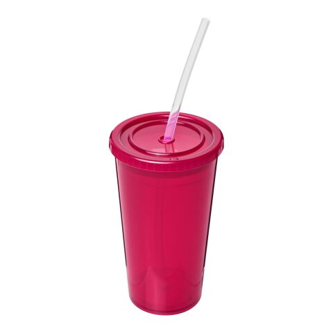 Gobelet à double paroi Stadium 350 ml Magenta | sans marquage | non disponible | non disponible