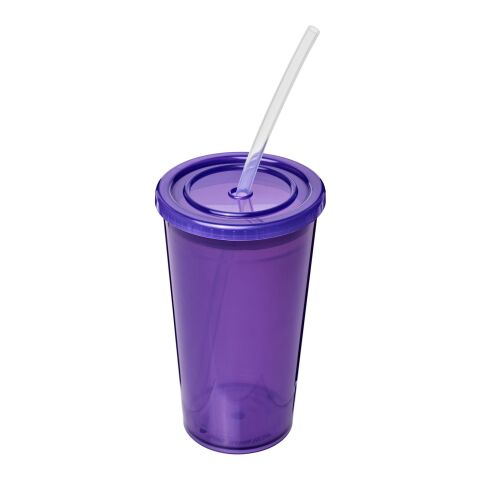Gobelet à double paroi Stadium 350 ml Violet | sans marquage | non disponible | non disponible