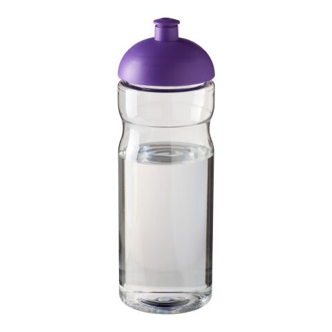 Bouteille avec couvercle dôme H2O Base® - 650 ml  Translucide-Violet | sans marquage | non disponible | non disponible