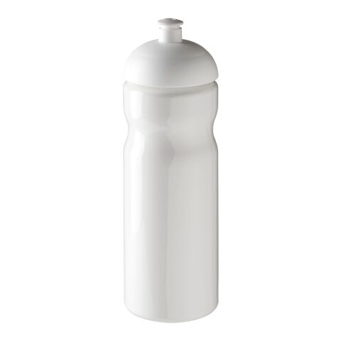 Bouteille avec couvercle dôme H2O Base® - 650 ml Blanc | sans marquage | non disponible | non disponible