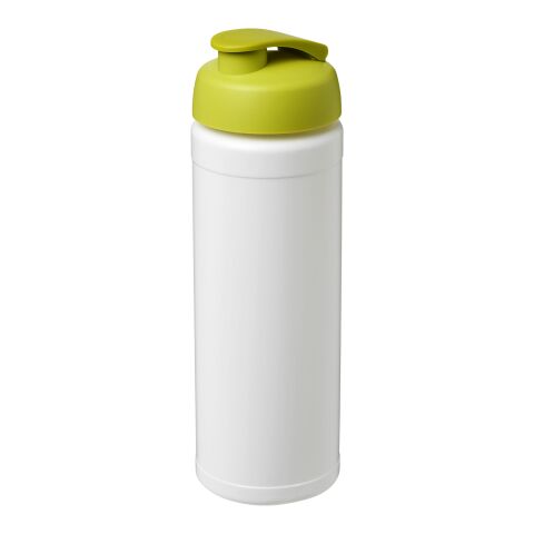 Bouteille Baseline® Plus de sport avec couvercle à clapet - 750 ml Blanc-Citron vert | sans marquage | non disponible | non disponible
