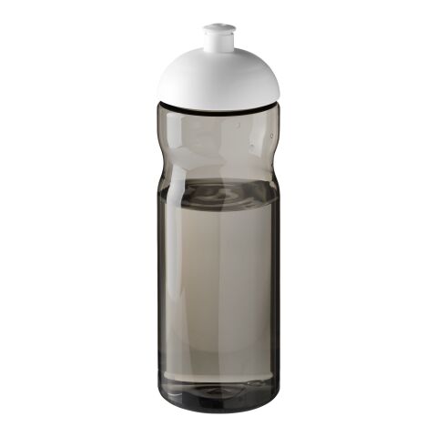 Bouteille H2O Eco de sport avec couvercle dôme - 650 ml Charbon-Blanc | sans marquage | non disponible | non disponible