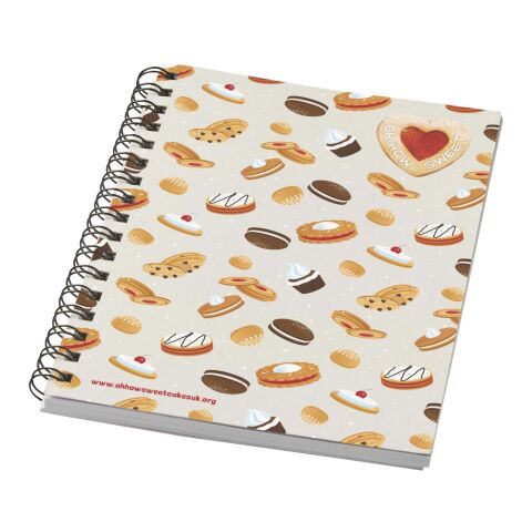 Carnet de notes à spirales Desk-Mate ® A6 coloré recyclé Ivoire | sans marquage | non disponible | non disponible