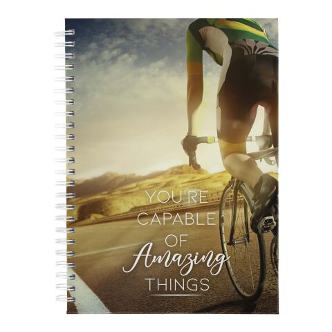 Agenda non daté Desk-Mate® à couverture rigide A5 blanc | sans marquage | non disponible | non disponible