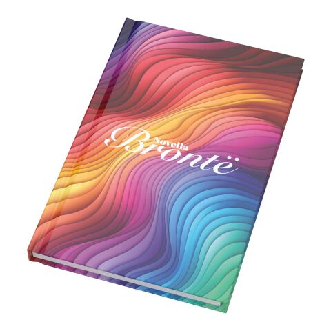 Carnet A5 à couverture rigide et brillante Novella Brontë avec 100&nbsp;feuilles Blanc | sans marquage | non disponible | non disponible