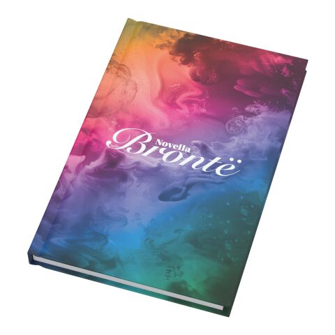 Carnet A5 à couverture rigide mate Novella Brontë avec 100&nbsp;feuilles Blanc | sans marquage | non disponible | non disponible