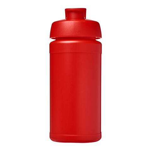 Bouteille de sport Baseline Rise de 500 ml recyclée avec couvercle rabattable Rouge-Rouge | sans marquage | non disponible | non disponible