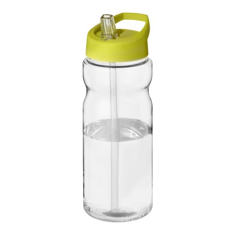 Gourde de sport H2O Active® Base Tritan™ de 650 ml avec couvercle à bec verseur Translucide-Citron vert | sans marquage | non disponible | non disponible
