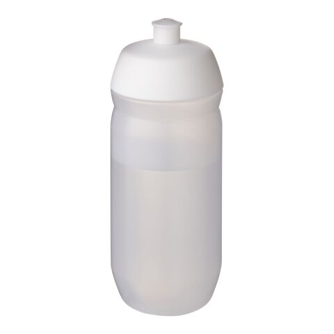 Bouteille HydroFlex™ de sport opaque - 500&nbsp;ml Blanc-Givré | sans marquage | non disponible | non disponible