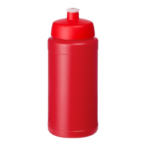 Bouteille Baseline de sport en plastique recyclé - 500&nbsp;ml Rouge-Rouge | sans marquage | non disponible | non disponible
