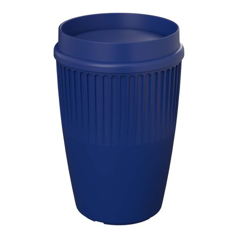 Gobelet Cirrus de 350&nbsp;ml avec couvercle 360° Bleu | sans marquage | non disponible | non disponible