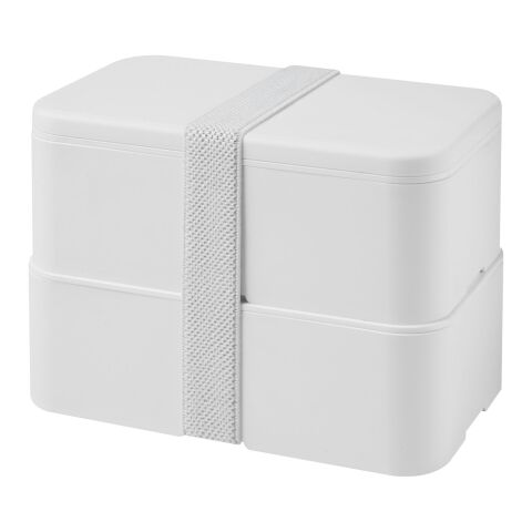 Lunch box MIYO Pure à deux blocs Blanc-Blanc-Blanc | sans marquage | non disponible | non disponible