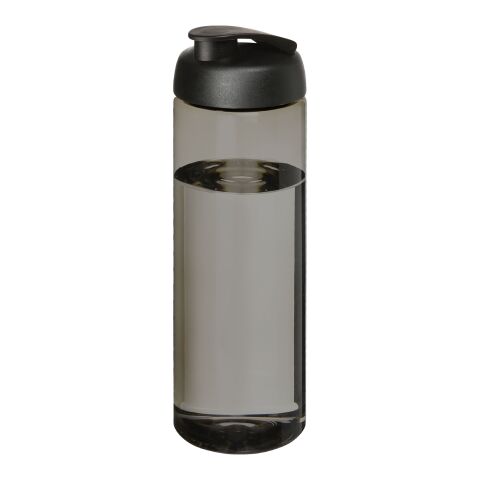Bouteille de sport H2O Active® Eco Vibe de 850 ml avec couvercle à bascule Charbon-Noir | sans marquage | non disponible | non disponible