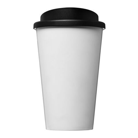 Gobelet avec isolation Brite-Americano® Recycled de 350 ml Blanc-Noir | sans marquage | non disponible | non disponible