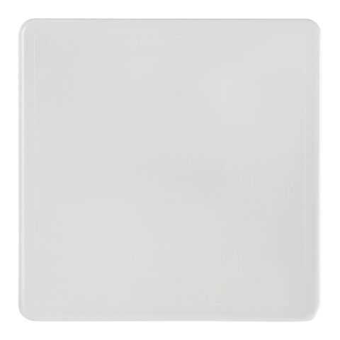 Sous-verre carré Renzo en plastique Translucide | sans marquage | non disponible | non disponible