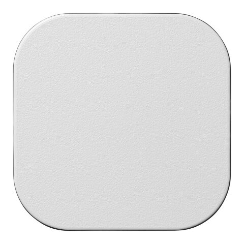 Sous-verre carré Brite-Mat® avec matériau pneu Noir | Impression Papier | Top | 95 mm x 95 mm