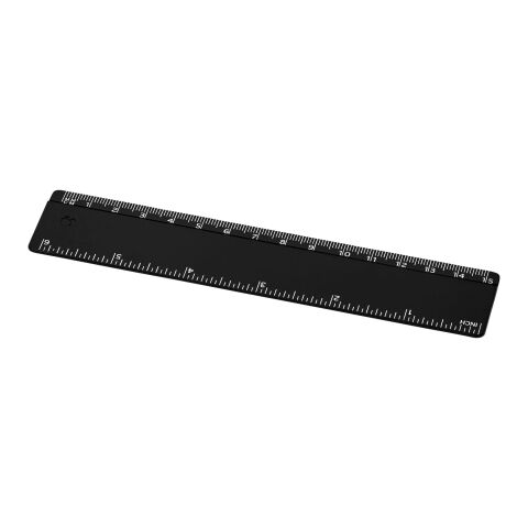 Règle en plastique Renzo 15 cm noir | sans marquage | non disponible | non disponible