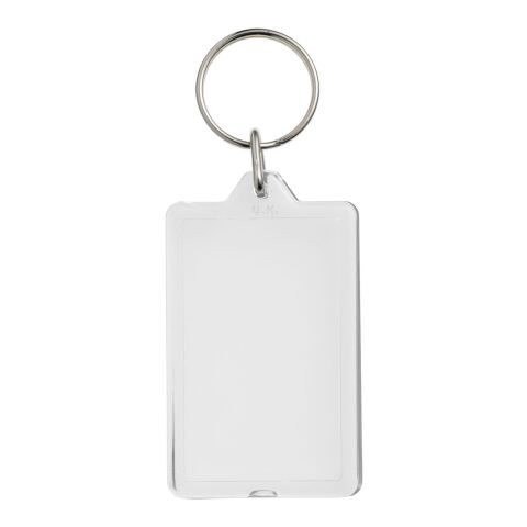 Porte-clefs plastique Luken réouvrable Blanc | sans marquage | non disponible | non disponible