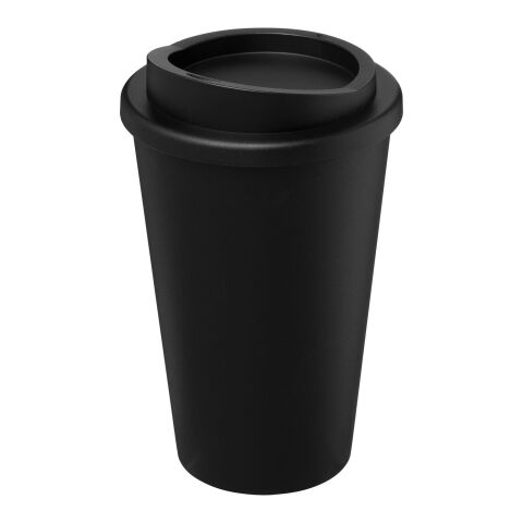 Gobelet isolant recyclé Americano® 350 ml Noir | sans marquage | non disponible | non disponible