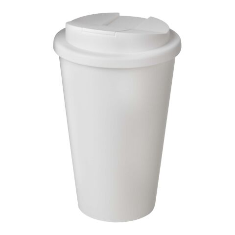 Gobelet isotherme Americano® POP 350 ml avec couvercle anti-éclaboussures blanc | sans marquage | non disponible | non disponible