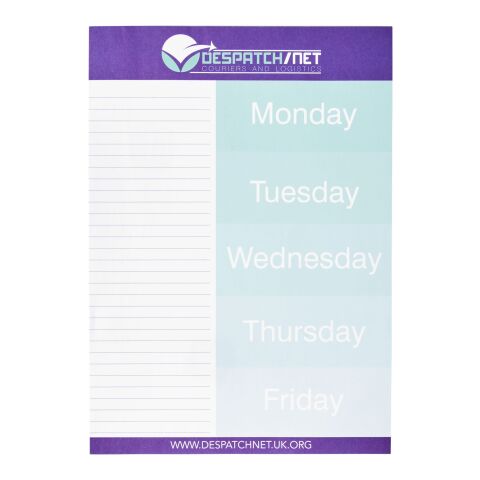 Bloc-notes Desk-Mate® A4 Blanc | 25 Seiten | sans marquage | non disponible | non disponible