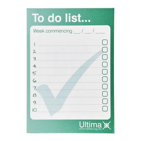 Bloc-notes Desk-Mate® A6 blanc | 25 pages | sans marquage | non disponible | non disponible