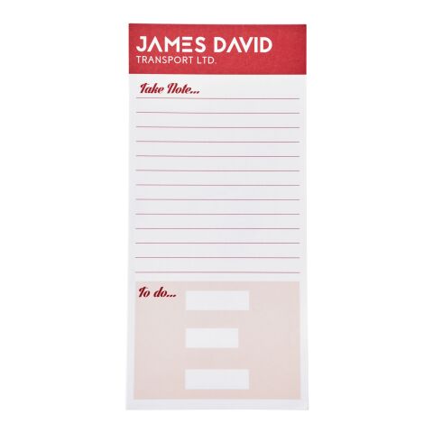 Bloc-notes Desk-Mate® 1/3 A4 blanc | 25 pages | sans marquage | non disponible | non disponible