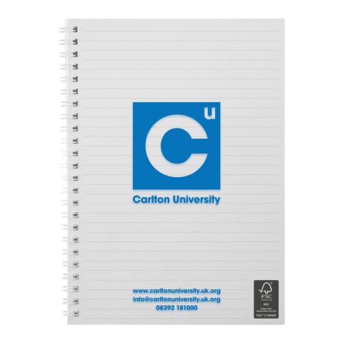 Cahier à spirales Rothko A5 - pages blanches Givré-Blanc | 50 pages | sans marquage | non disponible | non disponible