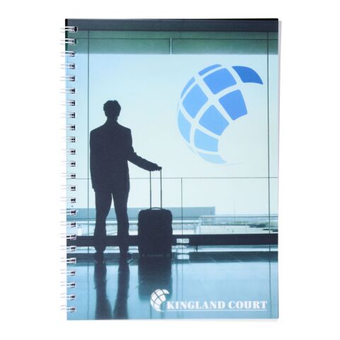 Cahier à spirale A5 - pages blanches Blanc | 50 Seiten | sans marquage | non disponible | non disponible