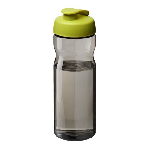 Bouteille de sport H2O Active® Eco Base de 650 ml avec couvercle à bec verseur Citron vert-Charbon | sans marquage | non disponible | non disponible