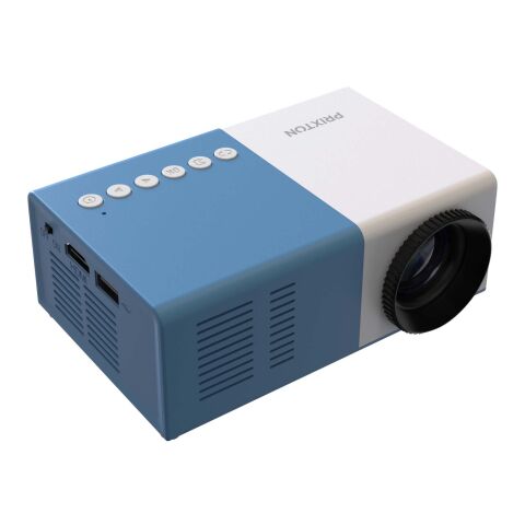 Mini projecteur Prixton Cinema Standard | Bleu-Blanc | sans marquage | non disponible | non disponible