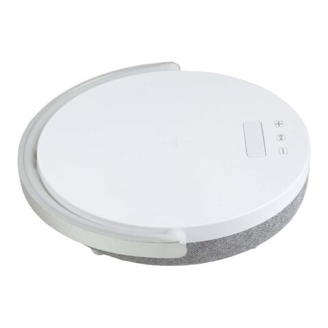 Enceinte Bluetooth® 4-en-1 Prixton de 10 W avec lumière LED et station de charge sans fil Standard | blanc | sans marquage | non disponible | non disponible