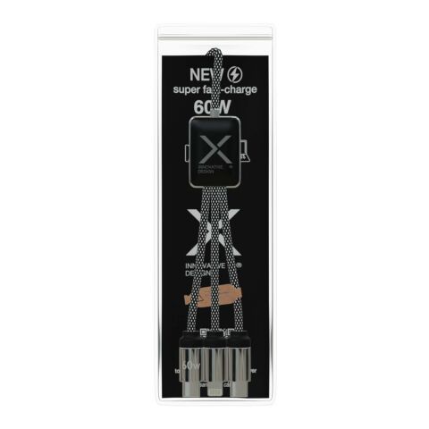 SCX.design C33 60W Typ C Ladekabel mit doppeltem Leuchtlogo Standard | Noir chiné | sans marquage | non disponible | non disponible