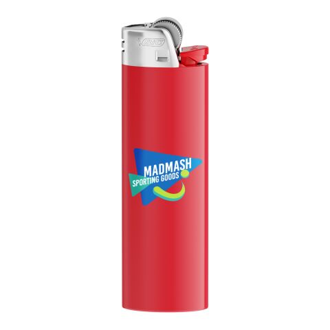BIC® J26 Briquet rouge | Sérigraphie 1 couleur | Corps-face avant | 20.00 mm x 50.00 mm