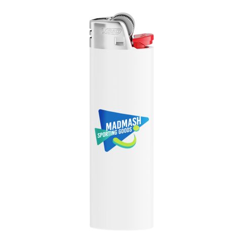 BIC® J26 Briquet blanc | Sérigraphie 1 couleur | Corps-face avant | 20.00 mm x 50.00 mm