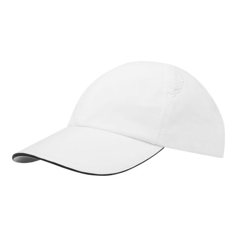 Casquette sandwich 6&nbsp;panneaux Morion GRS recyclée ajustable Standard | Blanc | Not applicable | sans marquage | non disponible | non disponible | non disponible