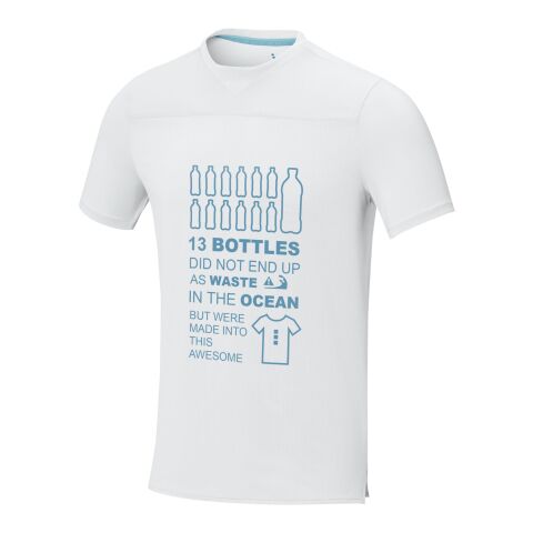 T-shirt Borax à manches courtes et en cool fit recyclé GRS pour homme Standard | blanc | XL | sans marquage | non disponible | non disponible | non disponible